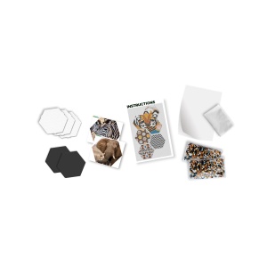 Set margele de calcat Beedz Art - Safari cu placi hexagonale - Img 5