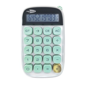 Calculator de birou, 10 Cifre, 9 x 14.5 cm, 2 culori (blister) - Img 3