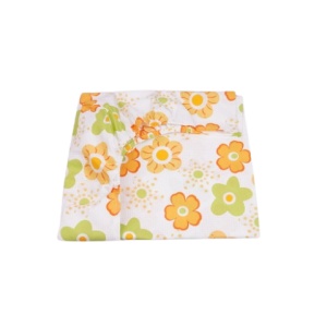 Cearsaf patut 120x60 cm, bumbac100%, model floricele