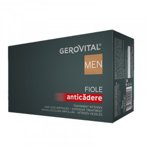 Fiole anticădere - tratament intensiv Gerovital Men 10 fiole x 10 ml - Img 3