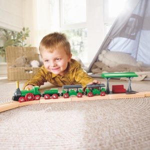 Jucarie – Tren retro cu cos pliabil - Img 3