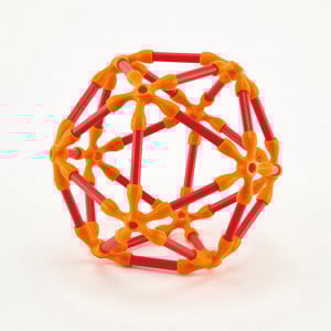 Jucarie din bambus Flexistix - Kit creativ (66 piese) - Img 1