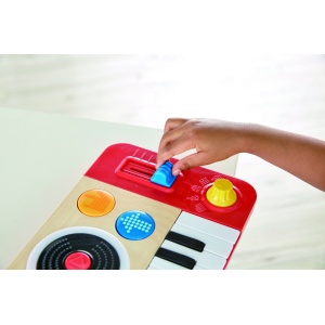 Jucarie din lemn pentru copii Studio DJ mix &amp; spin - Img 3