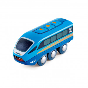Jucarie din lemn - Tren cu telecomanda - Img 1