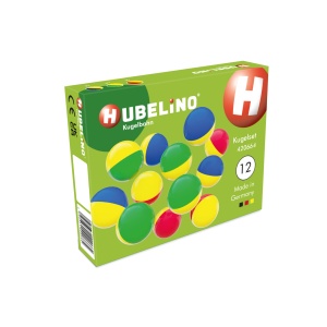 Jucarie Marble Run extensie bile 2 culori Hubelino (12 piese) - Img 2