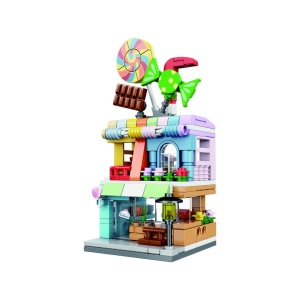 Jucarie - Seturi de constructie - Magazin de bomboane (224 piese) - Img 2