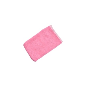 Manusa de baie din frotir bumbac, dimensiune 21x12 cm, culoare roz