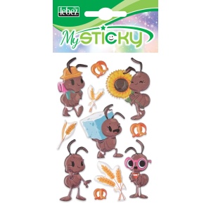 My Sticky 3D Bugs Life, 6 modele asortate (48 pachete/display) - Img 3