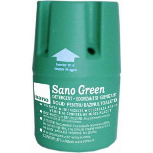 Odorizant wc bazin Sano Green Pin, 150 gr