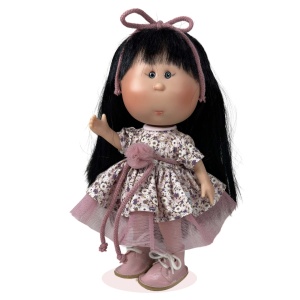 Papusa Nines D'Onil, Colectia Little Mia, Mia Spring, cu miros de vanilie, 23 cm