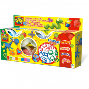 Plastilina si forme de taiat - 8 x 90 gr - Img 1