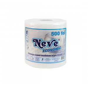 Prosop de bucatarie Neve Economic 2 straturi alb 500 foi
