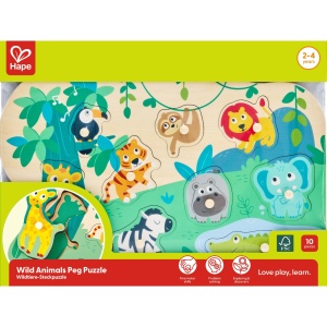 Puzzle din lemn – Animale salbatice