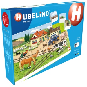 Puzzle Ferma de animale Hubelino (35 piese) - Img 5