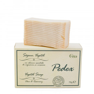 Săpun vegetal Pedex cu uleiuri esențiale de rozmarin și cuișoare 75 g