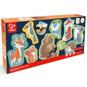 Set 10 puzzle-uri pentru copii cu prietenii padurii (18-36 luni) - Img 4