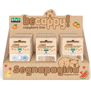 Set 80 semne de carte Be Cappy din plastic, 6 modele (60 blistere/display)