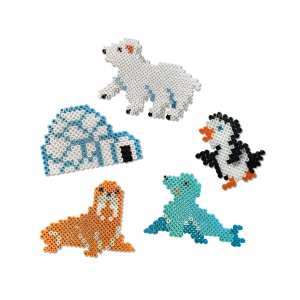 Set copii - Margele de calcat cu Animale polare - Img 6