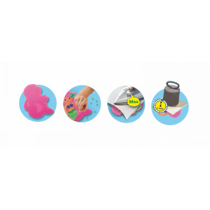 Set creativ copii Beedz - Creare sirene cu margele de calcat - Img 6