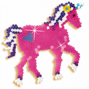 Set creativ copii Beedz - Margele de calcat cu unicorni si printese - Img 5