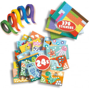 Set creativ copii - Invat sa lipesc si sa recunosc forme - Img 3