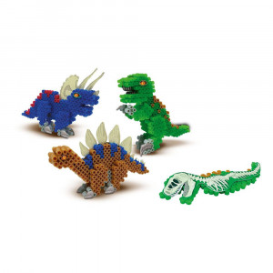 Set creativ copii - Margele de calcat cu Dinozauri Beedz - Img 2