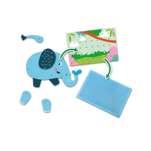 Set creativ mozaic - Puzzle-uri cu animale - Img 7