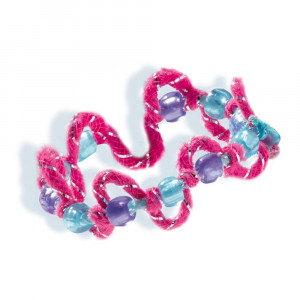 Set creativ pentru copii - Bratari cu margele, sclipici si accesorii decorative - Img 4