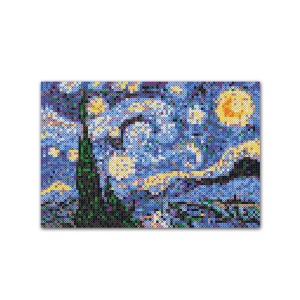 Set margele de calcat Beedz Art - Noapte instelata de Van Gogh - Img 5