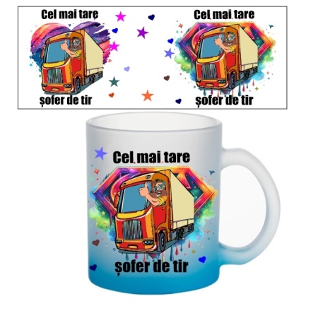 Cană personalizată -Șofer de tir-