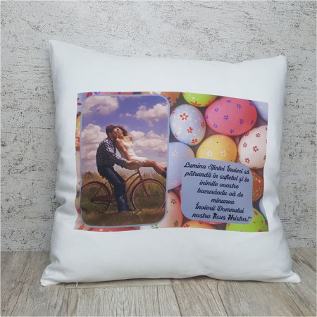 Perna personalizata cu o poza si text -Paște M2-