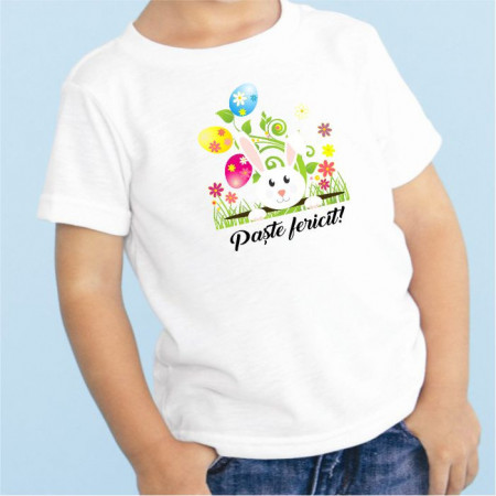 Tricou personalizat cu text pentru copii -Paște-