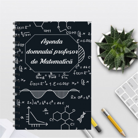 Notebook personalizat cu text -Mate-
