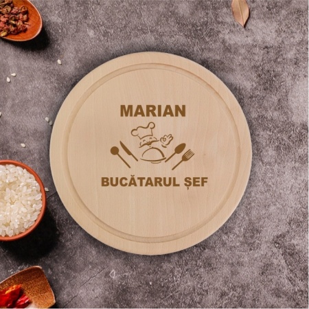 Tocător personalizat -Bucătarul șef-