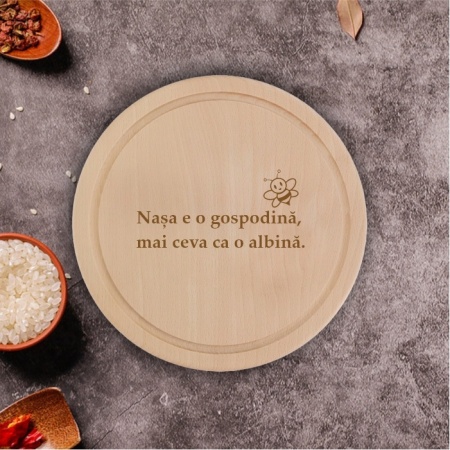 Tocător personalizat cu text
