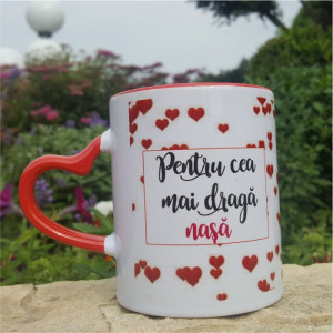 Cana cu toarta inima pentru nașa - Img 1
