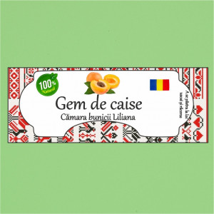 Etichetă adezivă personalizata S