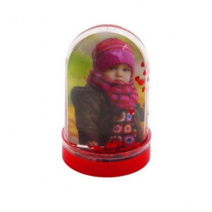 Glob personalizat cu 2 poze cilindric