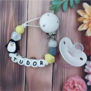 Lănțișor pentru suzetă personalizat model 10