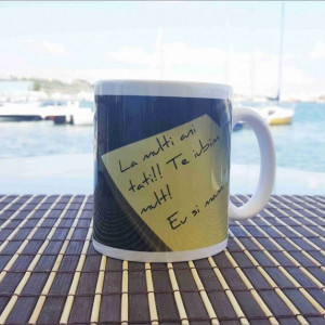Cana personalizata cu poza si text model post-it 002 - Img 2