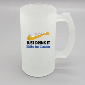 Halbă personalizată -Just drink it-