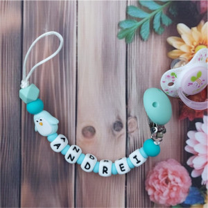 Lănțișor pentru suzetă personalizat model 11