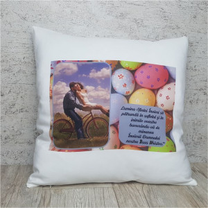 Perna personalizata cu o poza si text -Paște M2-