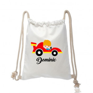Rucsac personalizat- masinuta-