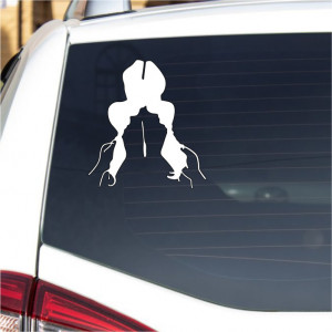 Sticker auto -Fată-