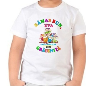 Tricou personalizat pentru copii -Grupa piticilor-