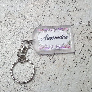 Breloc personalizat cu nume DR