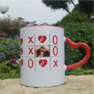 Cana personalizata cu 2 poze si text