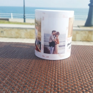 Cana personalizata cu 4 poze si text - Img 4