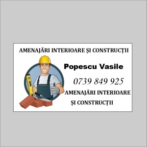 Cărți de vizită -Construcții-